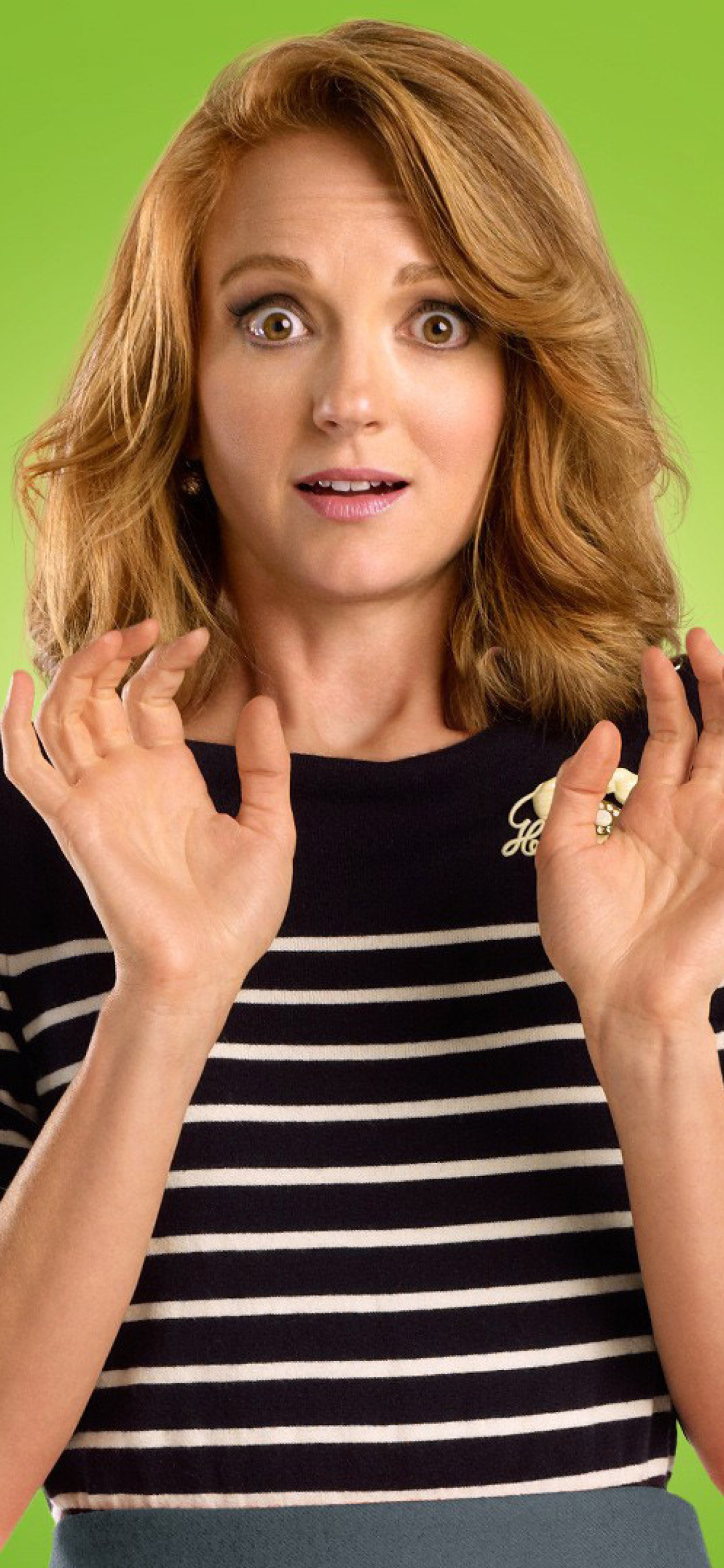 Jayma Mays from Glee wallpaper 1170x2532