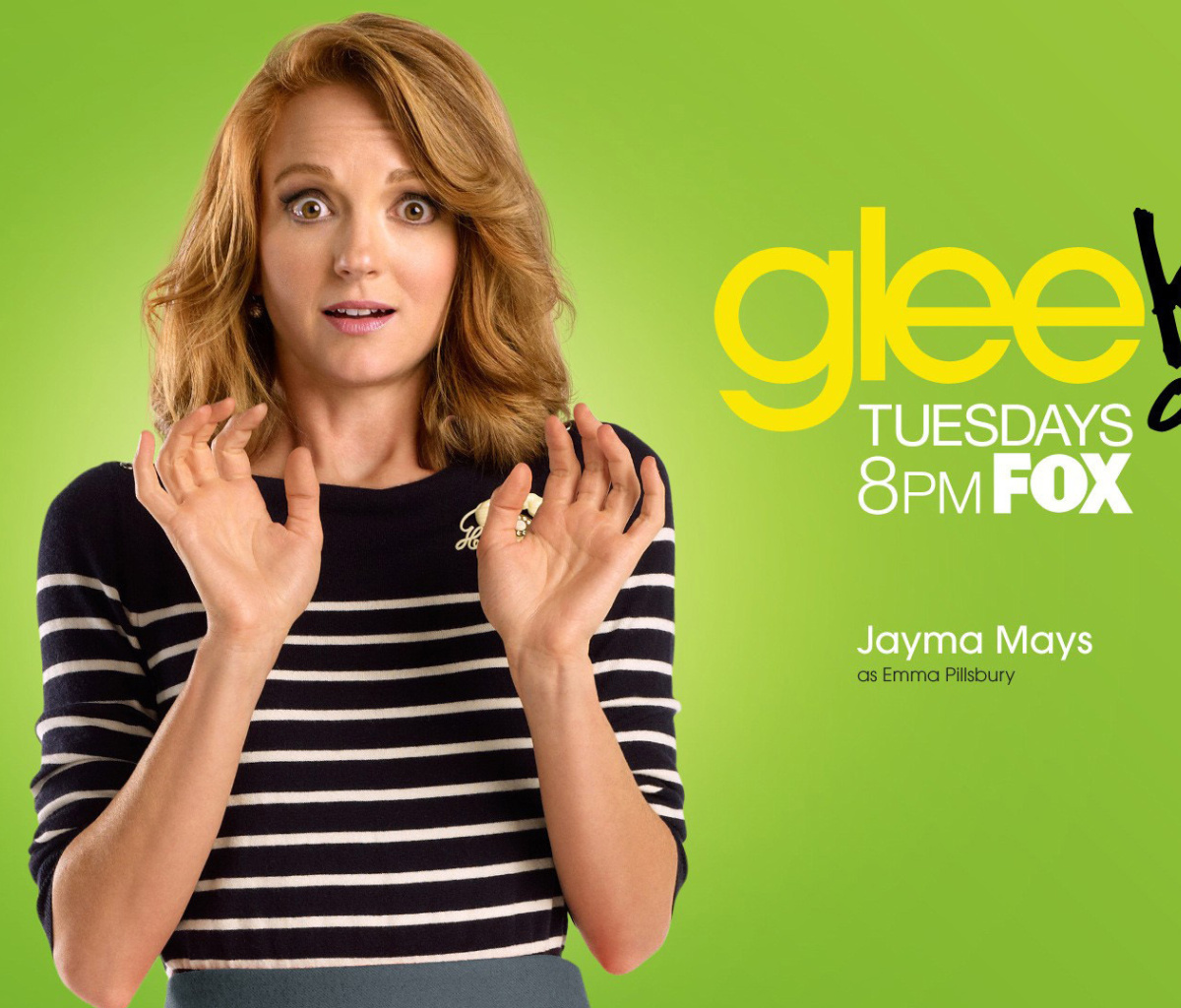 Jayma Mays from Glee wallpaper 1200x1024