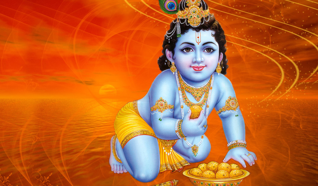 Screenshot №1 pro téma God Krishna 1024x600