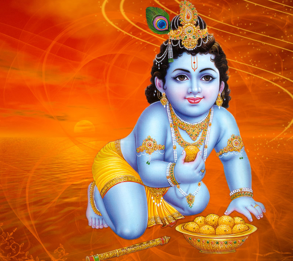 Das God Krishna Wallpaper 960x854