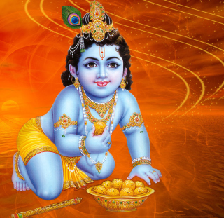 God Krishna sfondi gratuiti per iPad 3