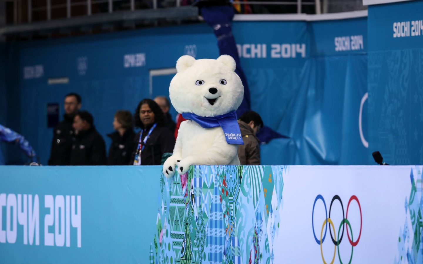 Das Sochi 2014 Olympics Teddy Bear Wallpaper 1440x900