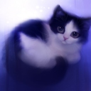 Cute Kitty Painting screenshot #1 128x128