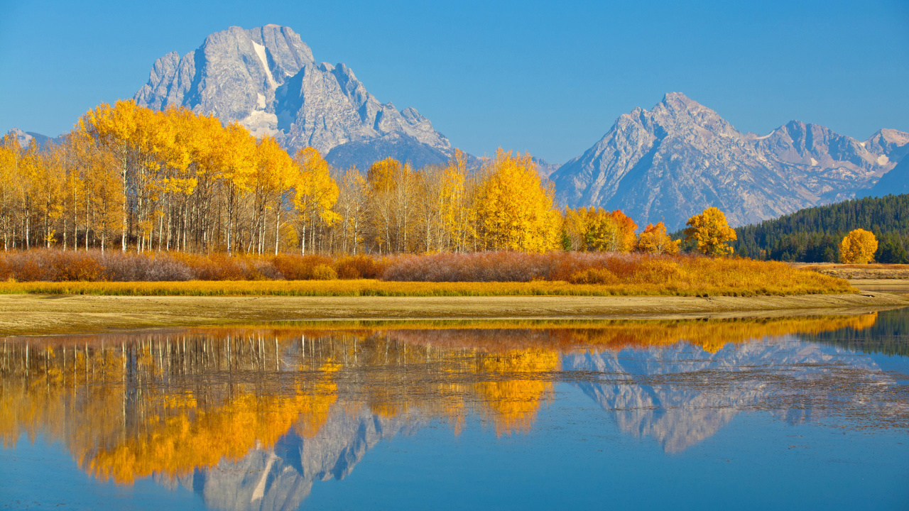 Das Wyoming, Grand Teton National Park Wallpaper 1280x720