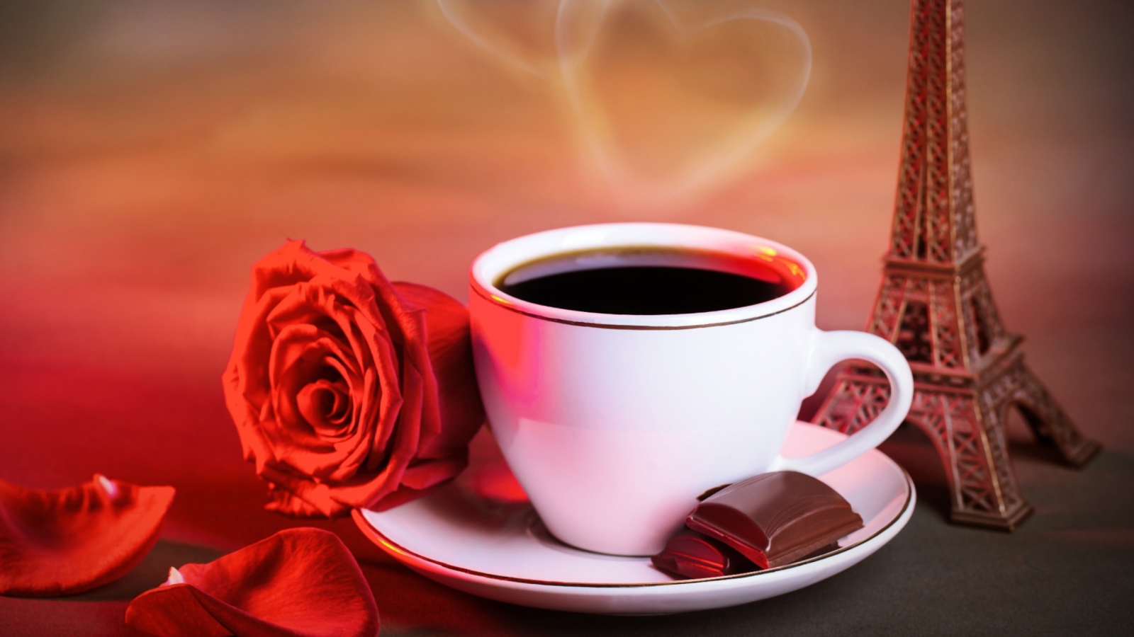 Обои Romantic Coffee 1600x900