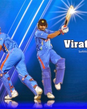 Обои Virat Kohli and MS Dhoni 176x220