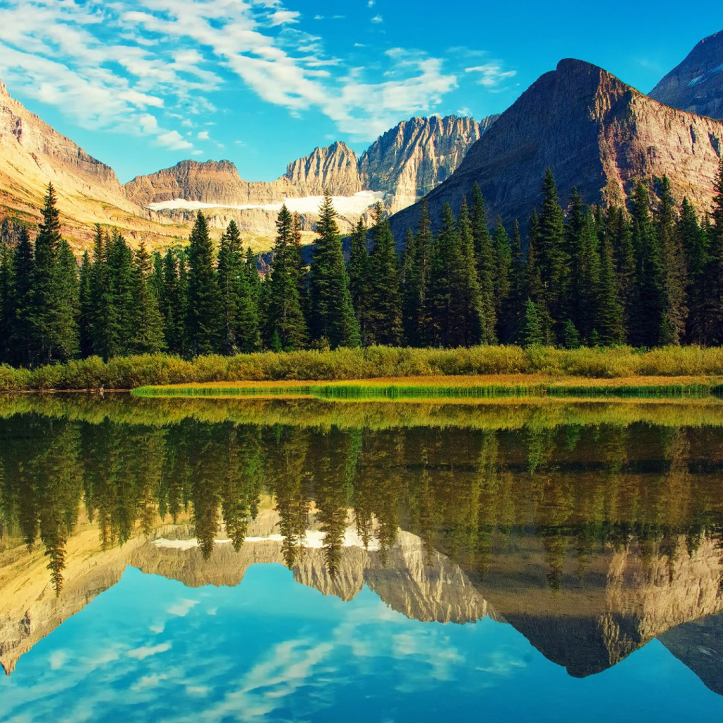 Fondo de pantalla Glacier National Park in Montana 1024x1024