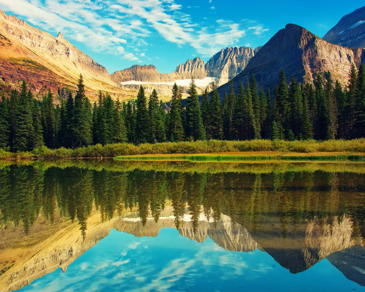 Sfondi Glacier National Park in Montana 1280x1024