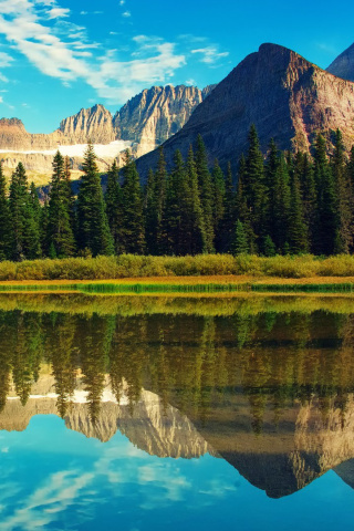 Fondo de pantalla Glacier National Park in Montana 320x480