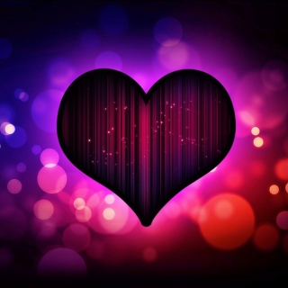Kostenloses Neon Heart Wallpaper für iPad mini 2