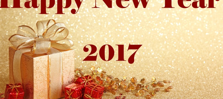 Happy New Year 2017 with Gifts screenshot #1 720x320