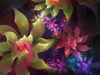 Flowers Art screenshot #1 320x240