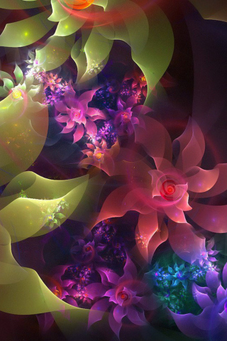 Flowers Art screenshot #1 320x480