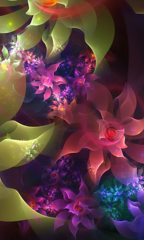 Flowers Art screenshot #1 480x800
