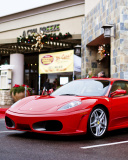 Обои Ferrari F430 in City 128x160