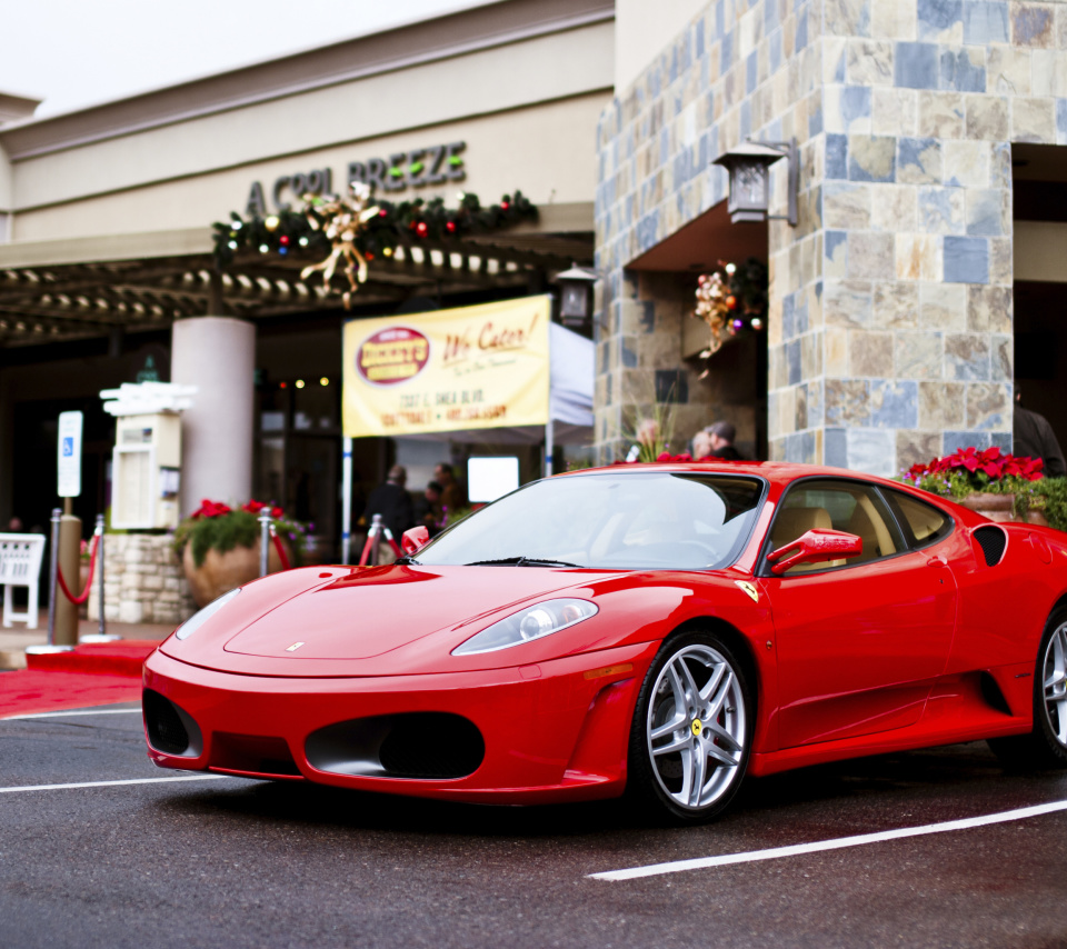 Обои Ferrari F430 in City 960x854