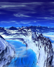 Blue Mountain wallpaper 176x220