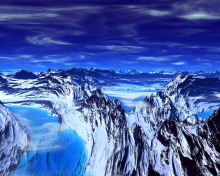 Blue Mountain wallpaper 220x176