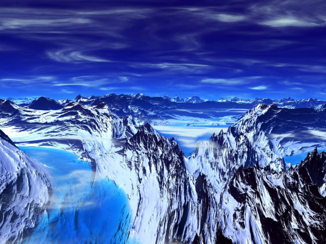 Blue Mountain wallpaper 640x480