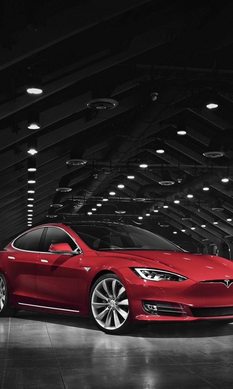 Tesla Model S wallpaper 768x1280