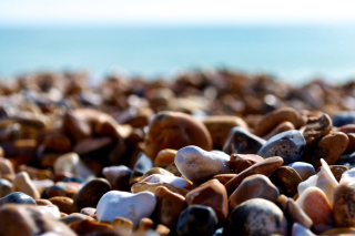 Brighton Beach Stones Wallpaper for Android, iPhone and iPad