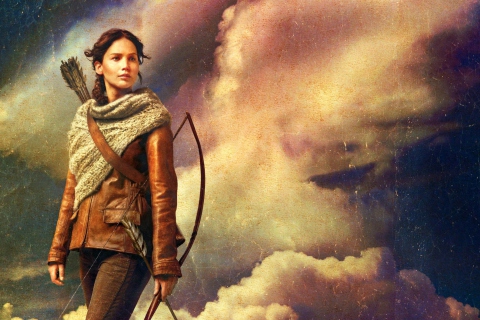 Das Katniss Everdeen Wallpaper 480x320