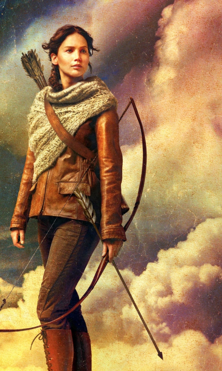 Das Katniss Everdeen Wallpaper 768x1280