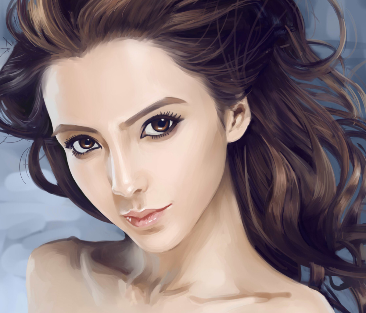 Beauty Face Painting wallpaper 1200x1024