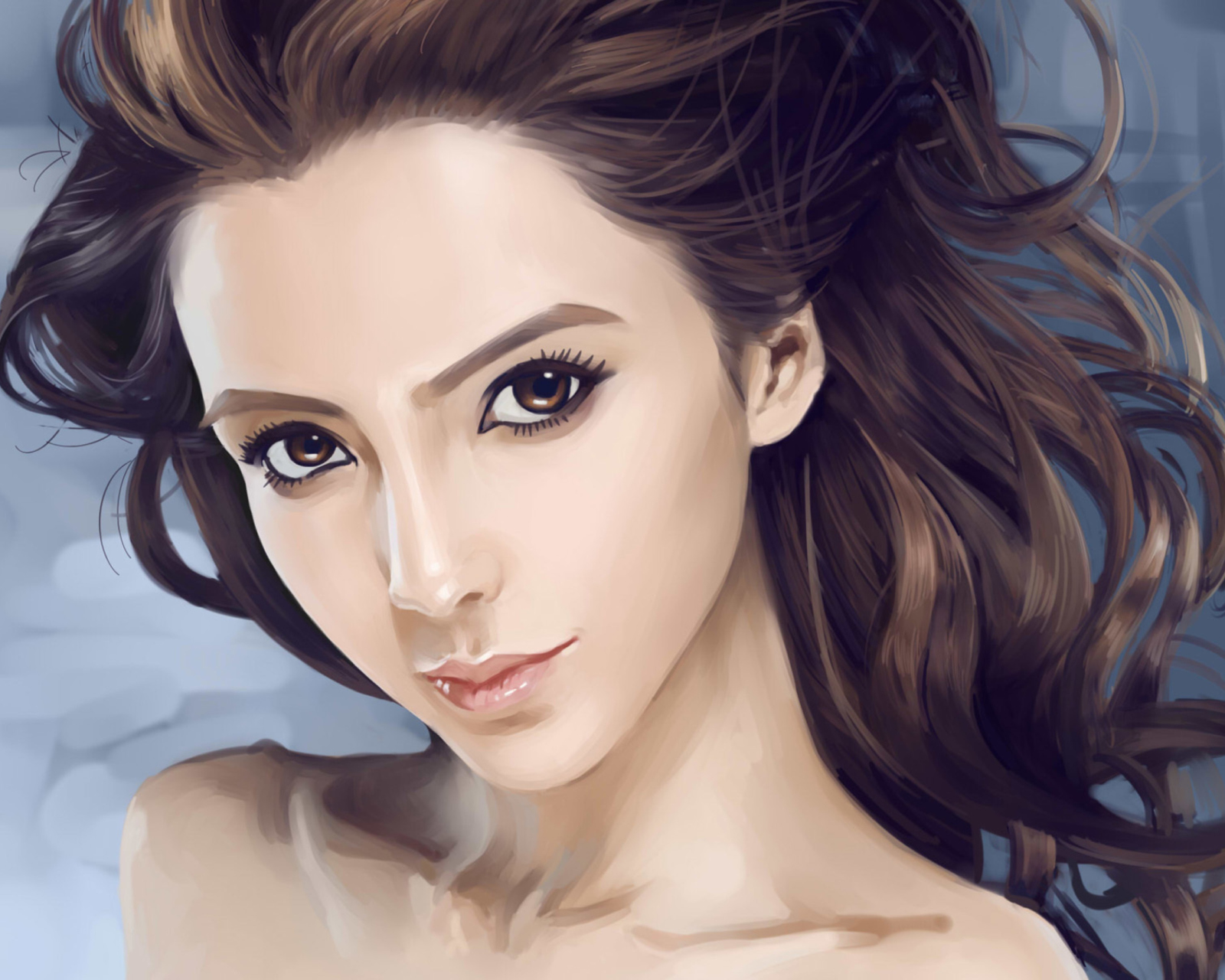 Das Beauty Face Painting Wallpaper 1600x1280