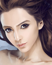 Fondo de pantalla Beauty Face Painting 176x220