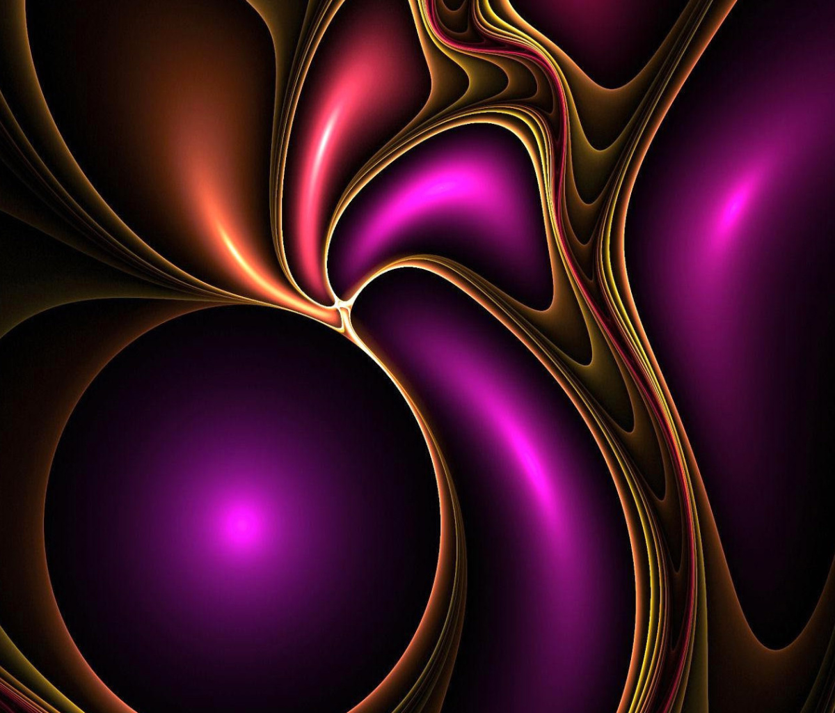 Colored Loop wallpaper 1200x1024