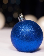 Обои Blue Sparkly Ornament 176x220