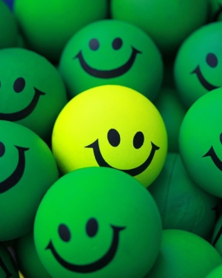 Free Smiley Green Balls Picture for Nokia C2-03