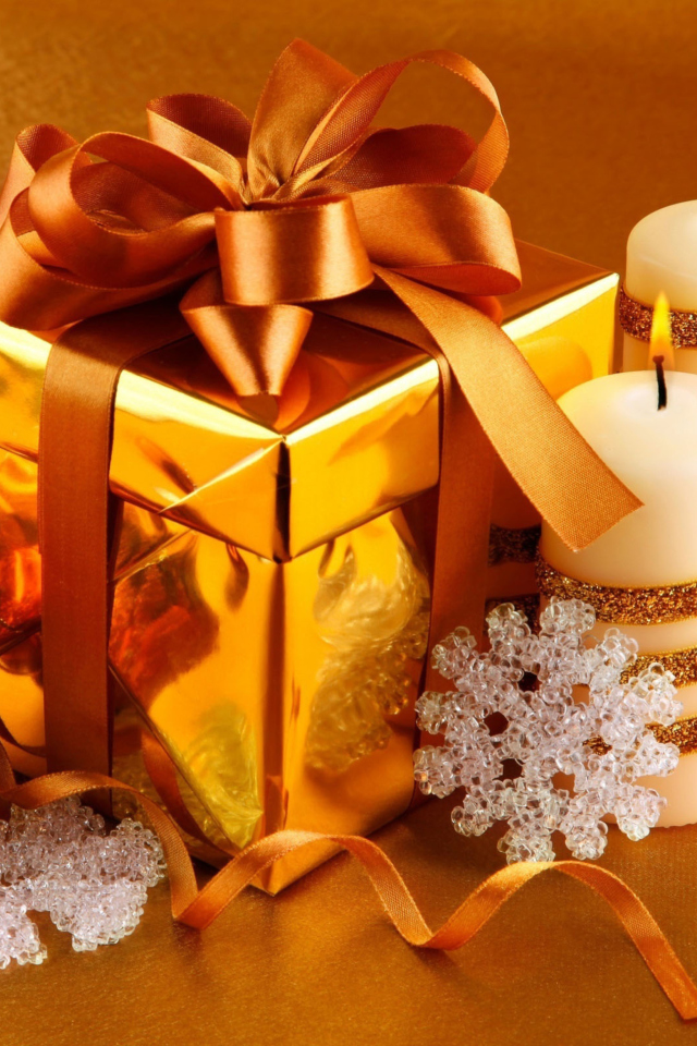Sfondi Christmas Gift Box 640x960