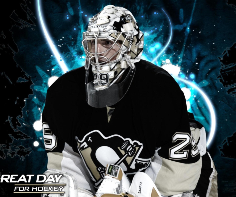 Fondo de pantalla Pittsburgh Penguins Marc Andre Fleury 960x800