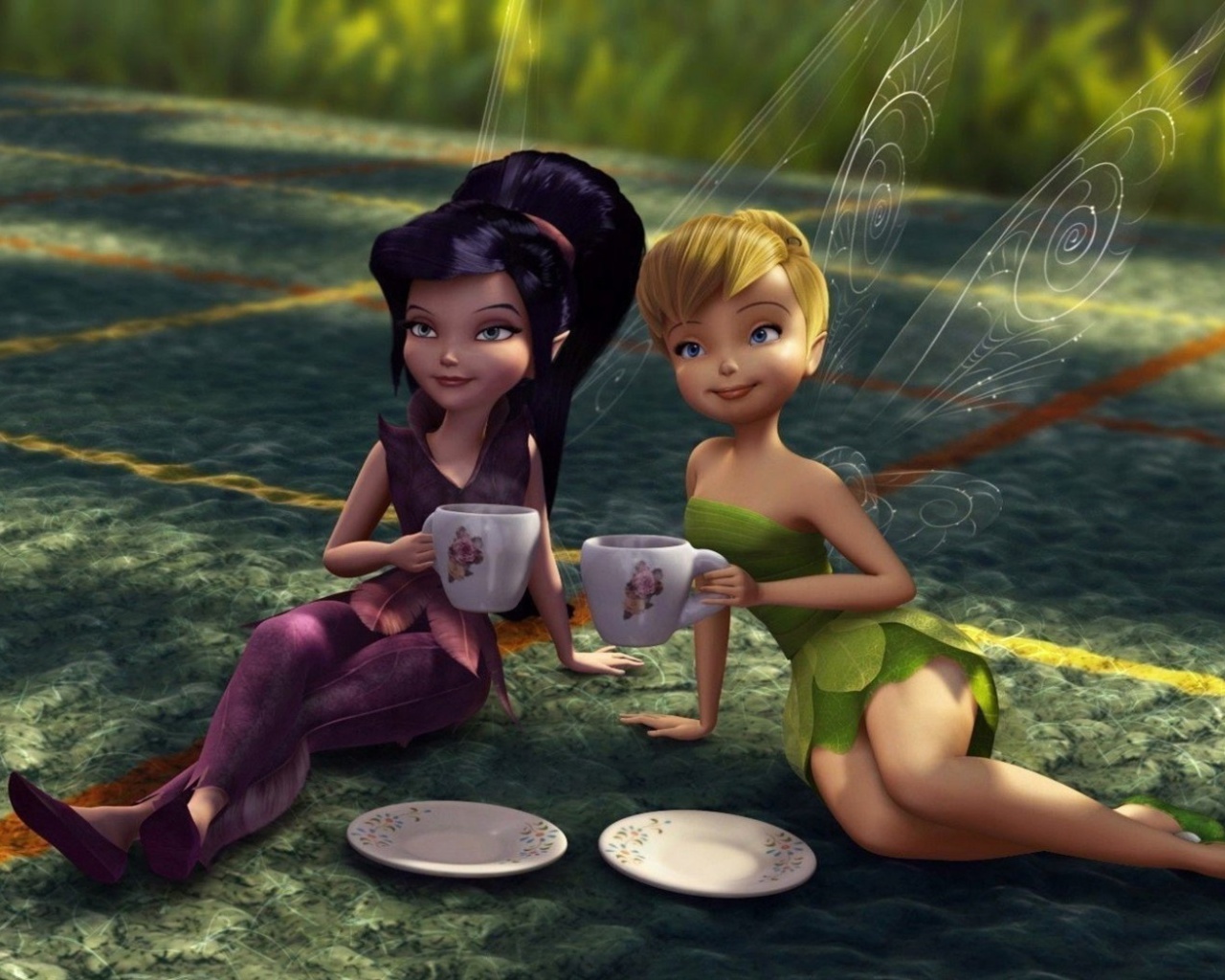 Screenshot №1 pro téma Tinker Bell And The Great Fairy Rescue 1280x1024
