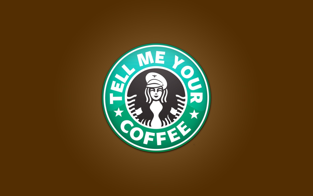 Das Starbucks Coffee Logo Wallpaper 1280x800