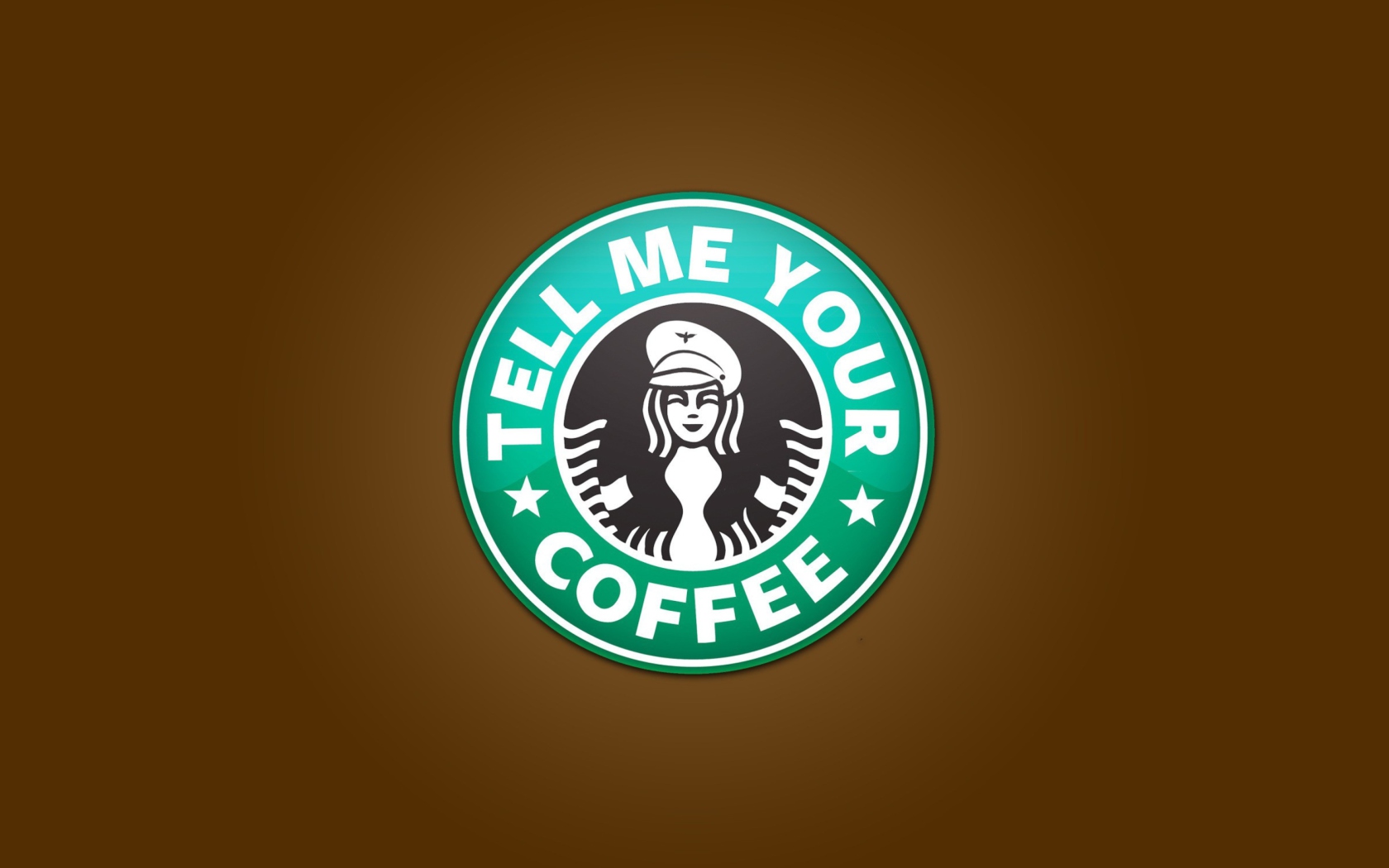 Starbucks Coffee Logo screenshot #1 1680x1050