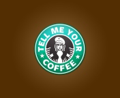 Starbucks Coffee Logo wallpaper 176x144