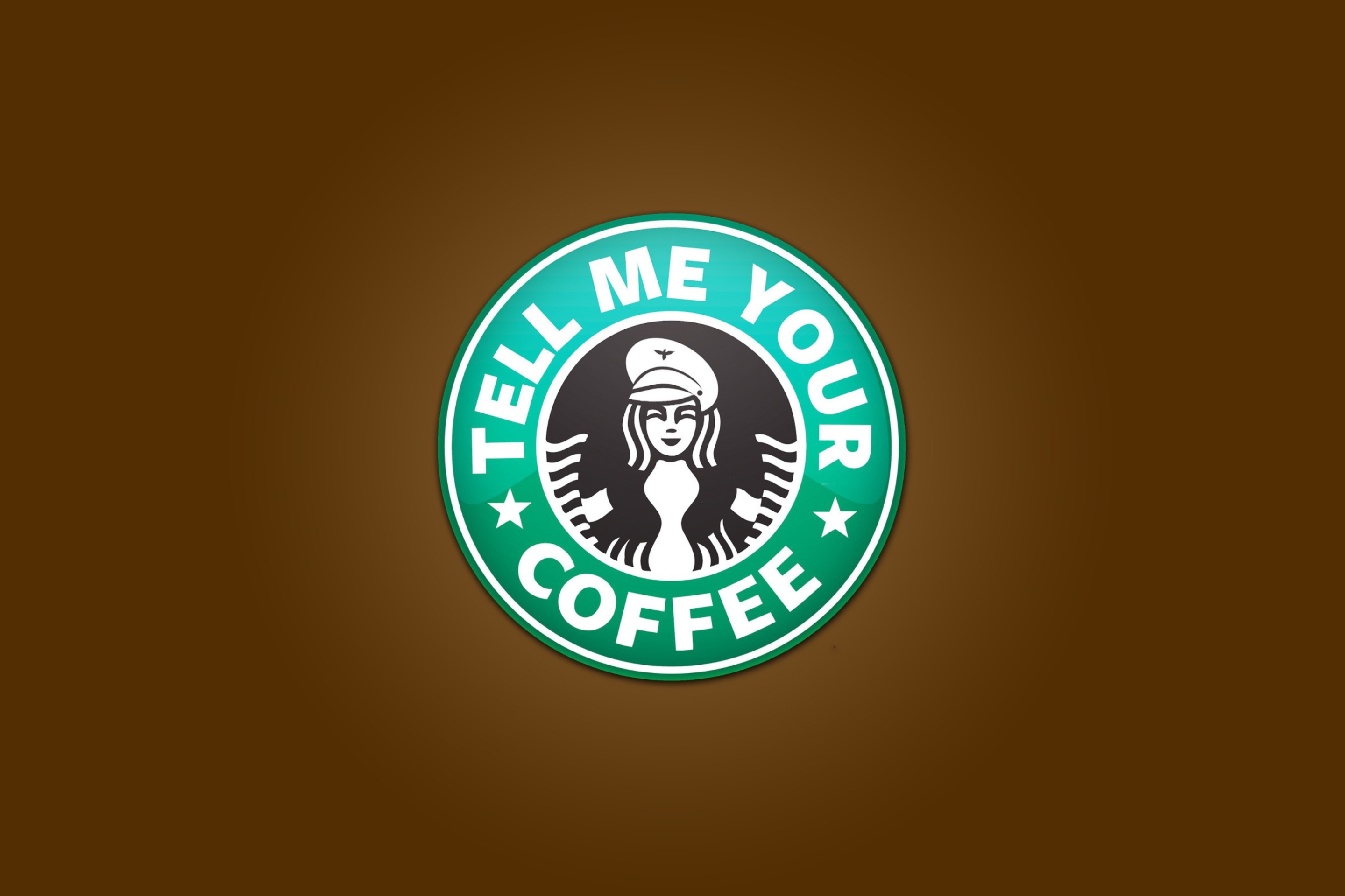 Starbucks Coffee Logo wallpaper 2880x1920