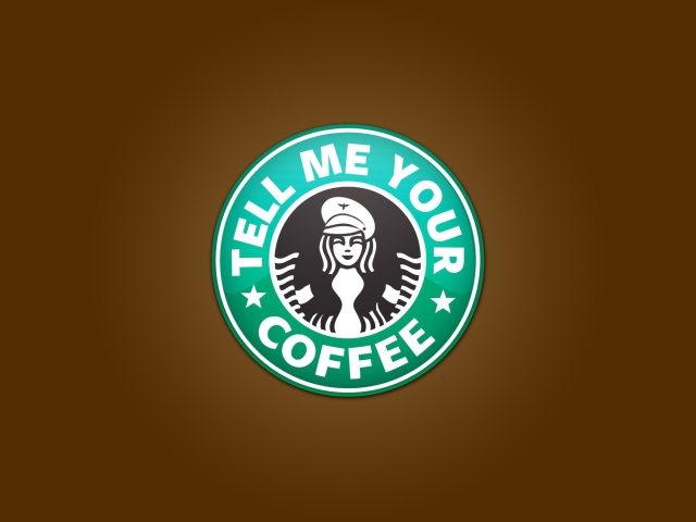 Starbucks Coffee Logo wallpaper 640x480