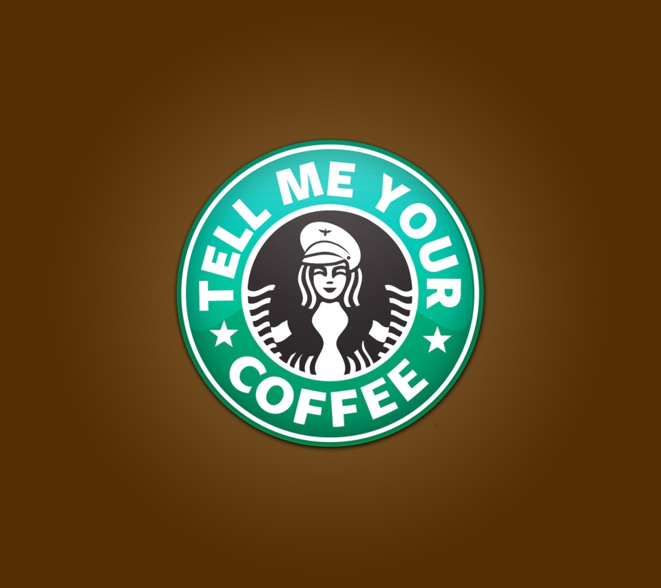 Обои Starbucks Coffee Logo 960x854