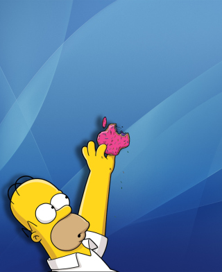 Apple Simpson - Fondos de pantalla gratis para HTC Touch Diamond CDMA