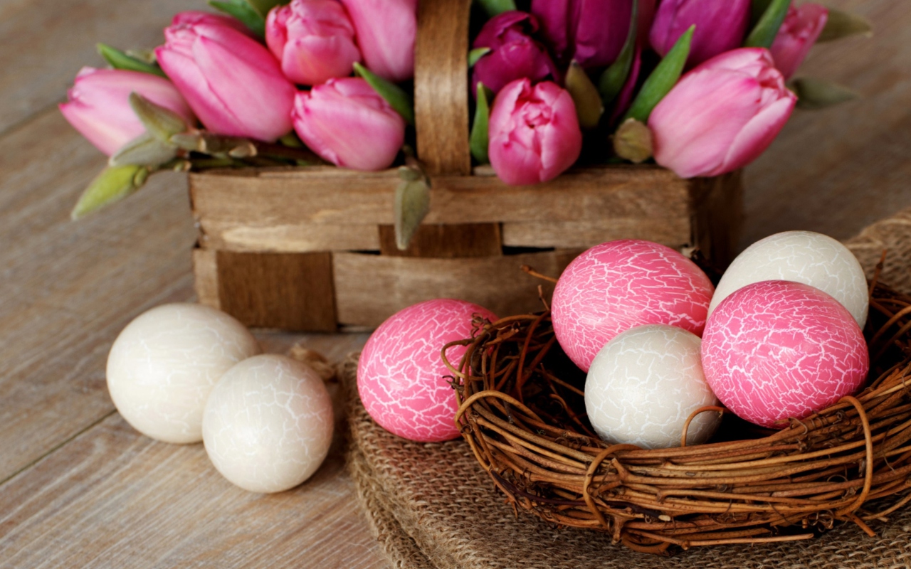 Das Pink Easter Wallpaper 1280x800