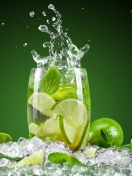 Glass With Lime screenshot #1 132x176