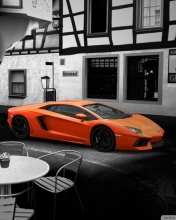 Обои Lamborghini Aventador 176x220