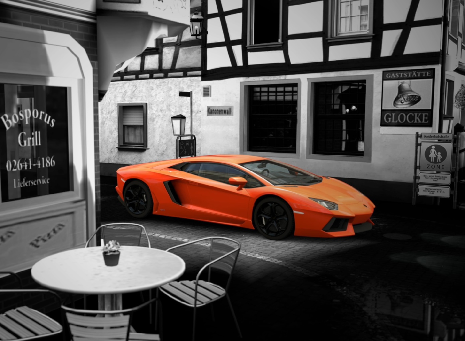 Fondo de pantalla Lamborghini Aventador 1920x1408