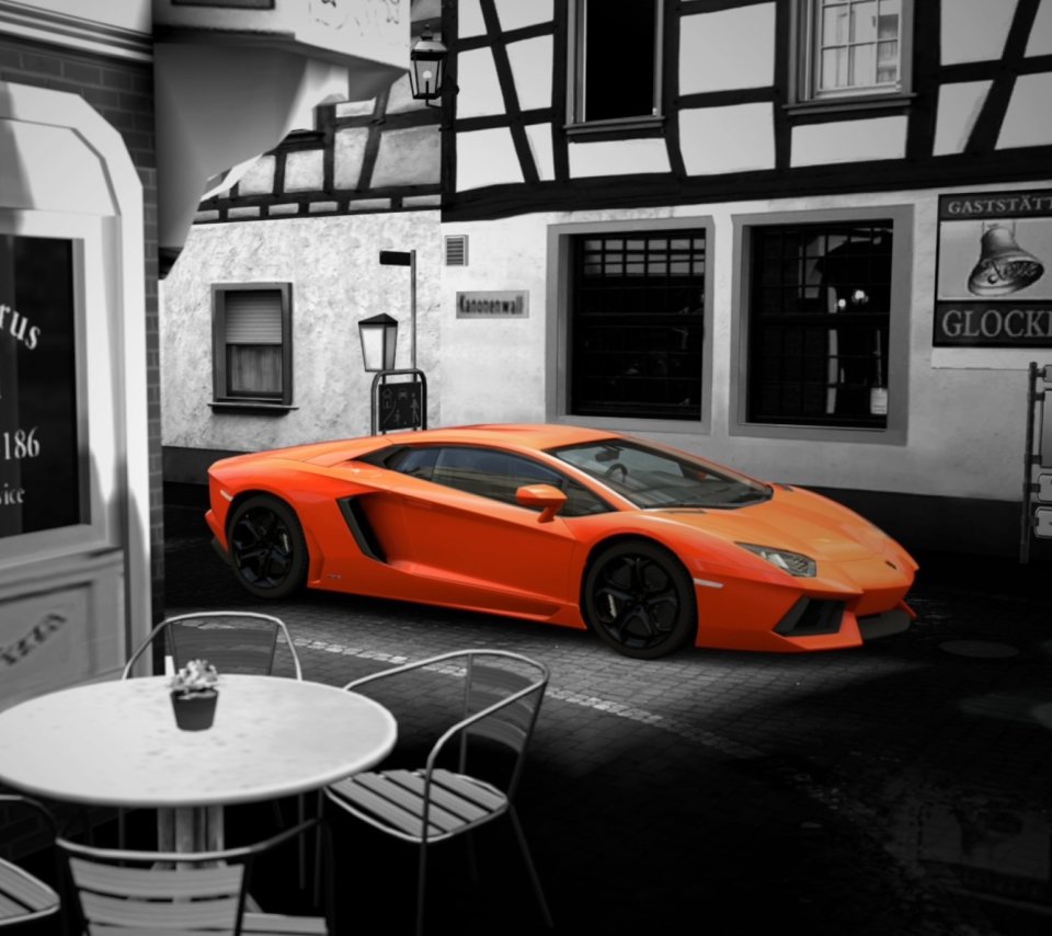 Fondo de pantalla Lamborghini Aventador 960x854
