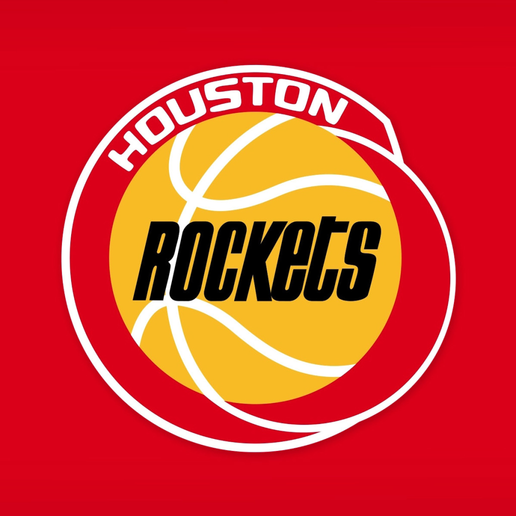 Das Houston Rockets Logo Wallpaper 1024x1024
