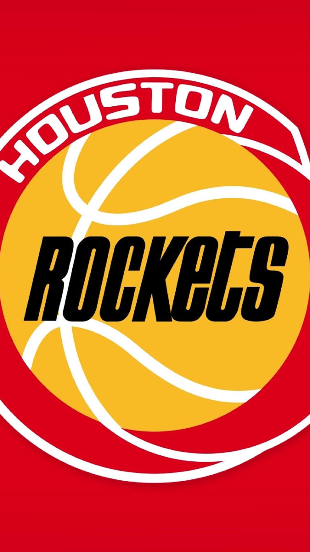 Das Houston Rockets Logo Wallpaper 1080x1920